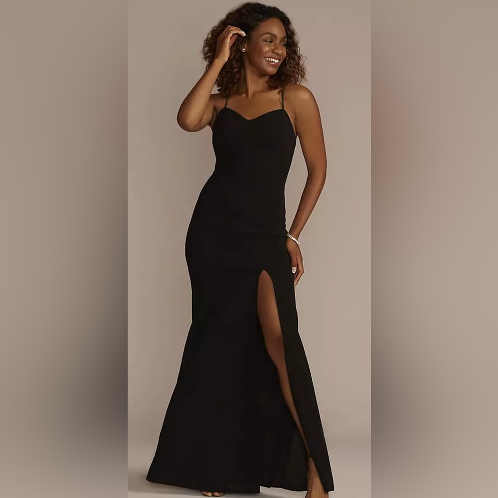 DB Studio Elegant Black Evening Gown NWT 4